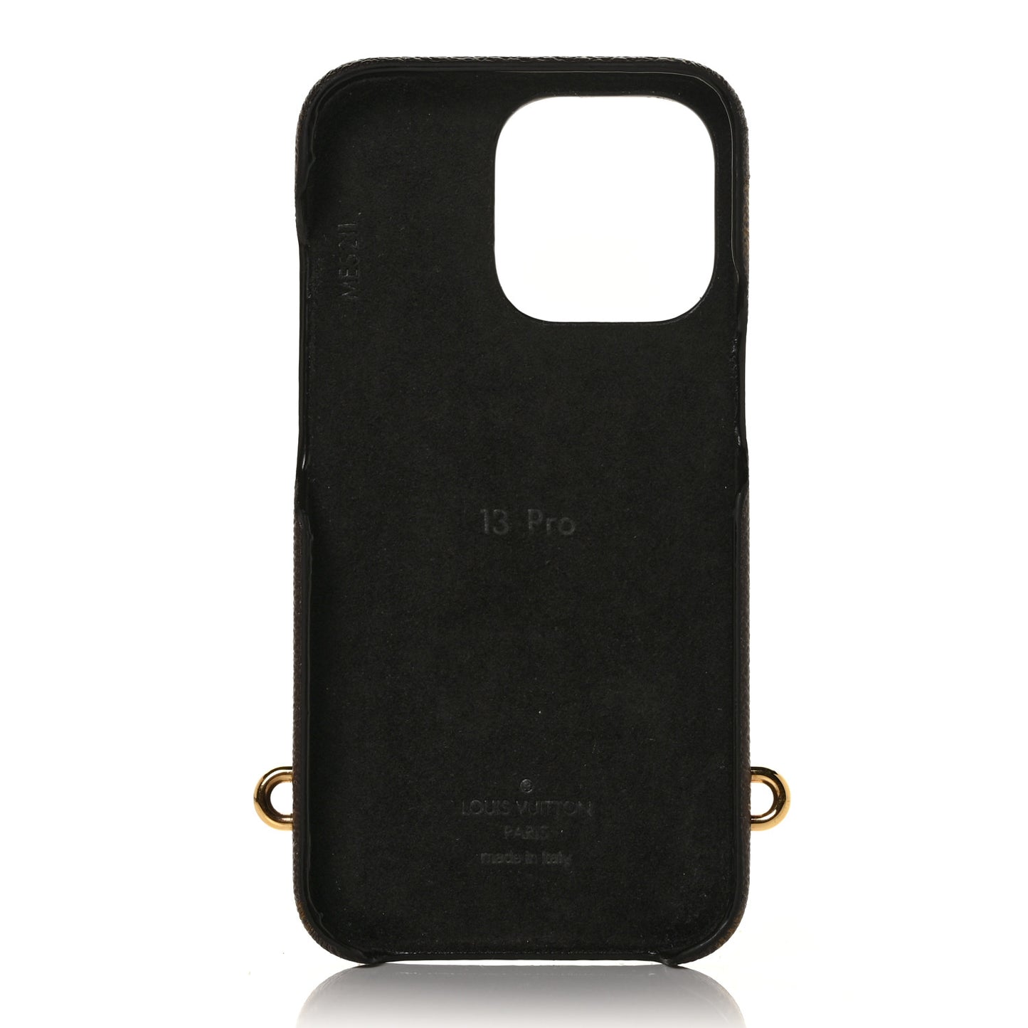Monogram Bumper On Strap iPhone 13 Black
