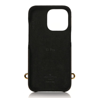 Louis Vuitton Monogram Bumper On Strap iPhone 13 Black 16 of 21