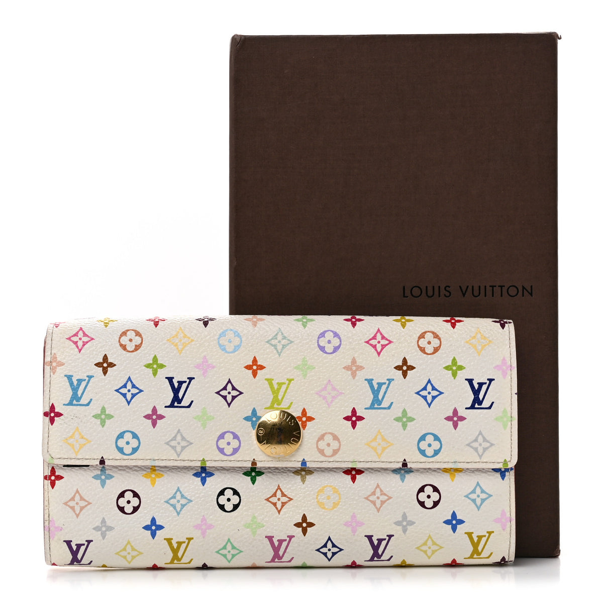Monogram Multicolor Sarah Wallet White Grenade