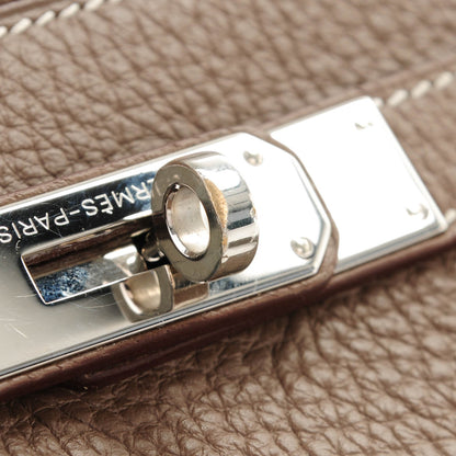Hermes Taurillon Clemence Kelly Retourne 35 Etoupe 21 of 21