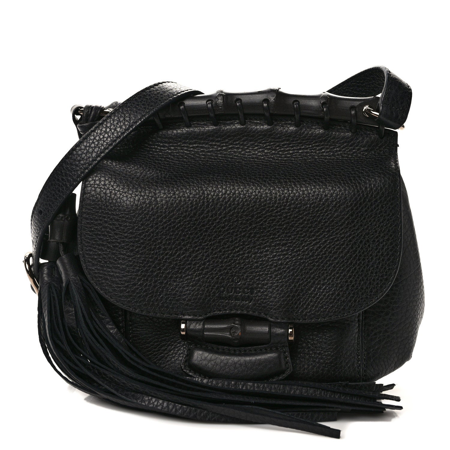 Gucci Calfskin Small Nouveau Shoulder Bag Black 1 of 12