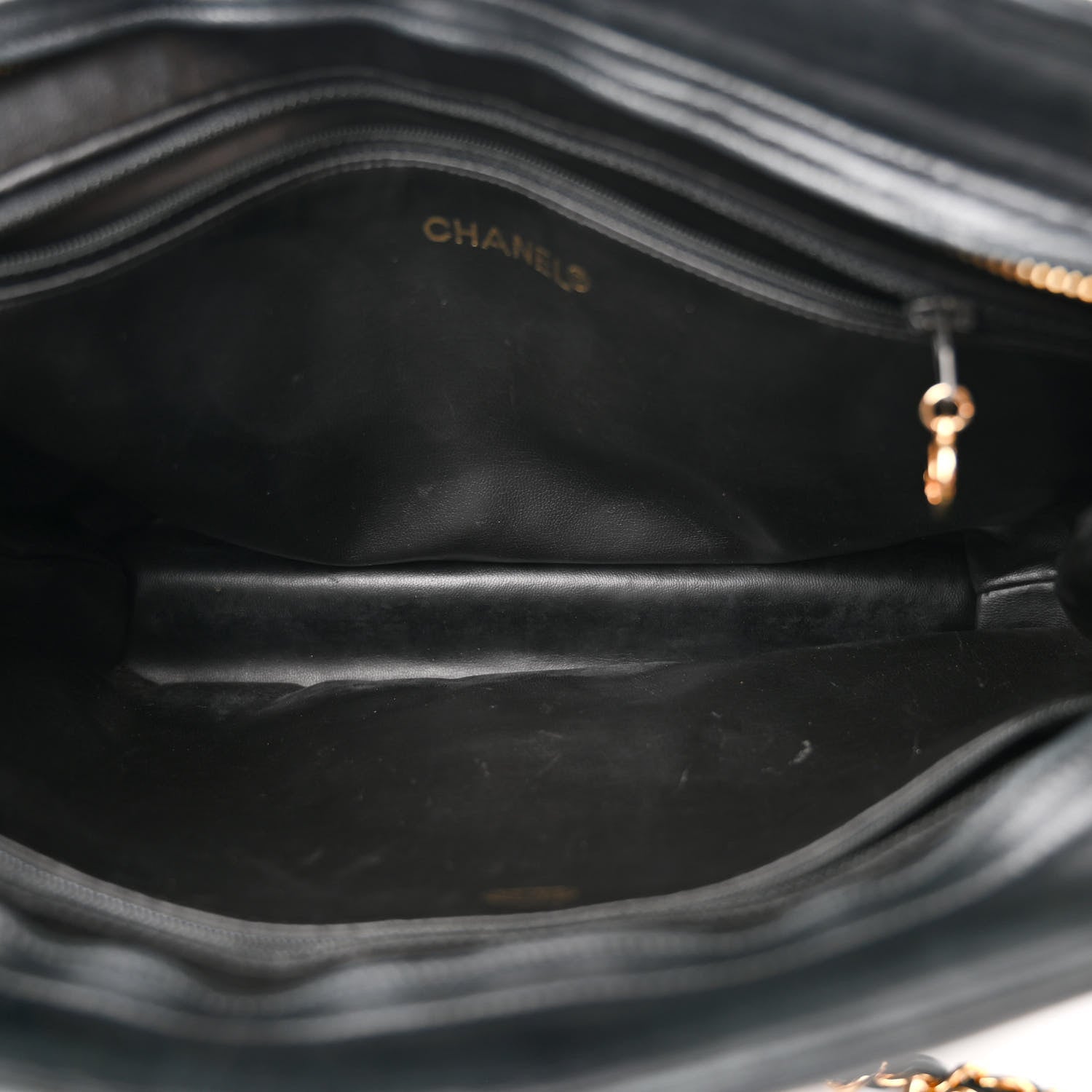 Chanel Lambskin Quilted Shoulder Bag Black 5 of 11