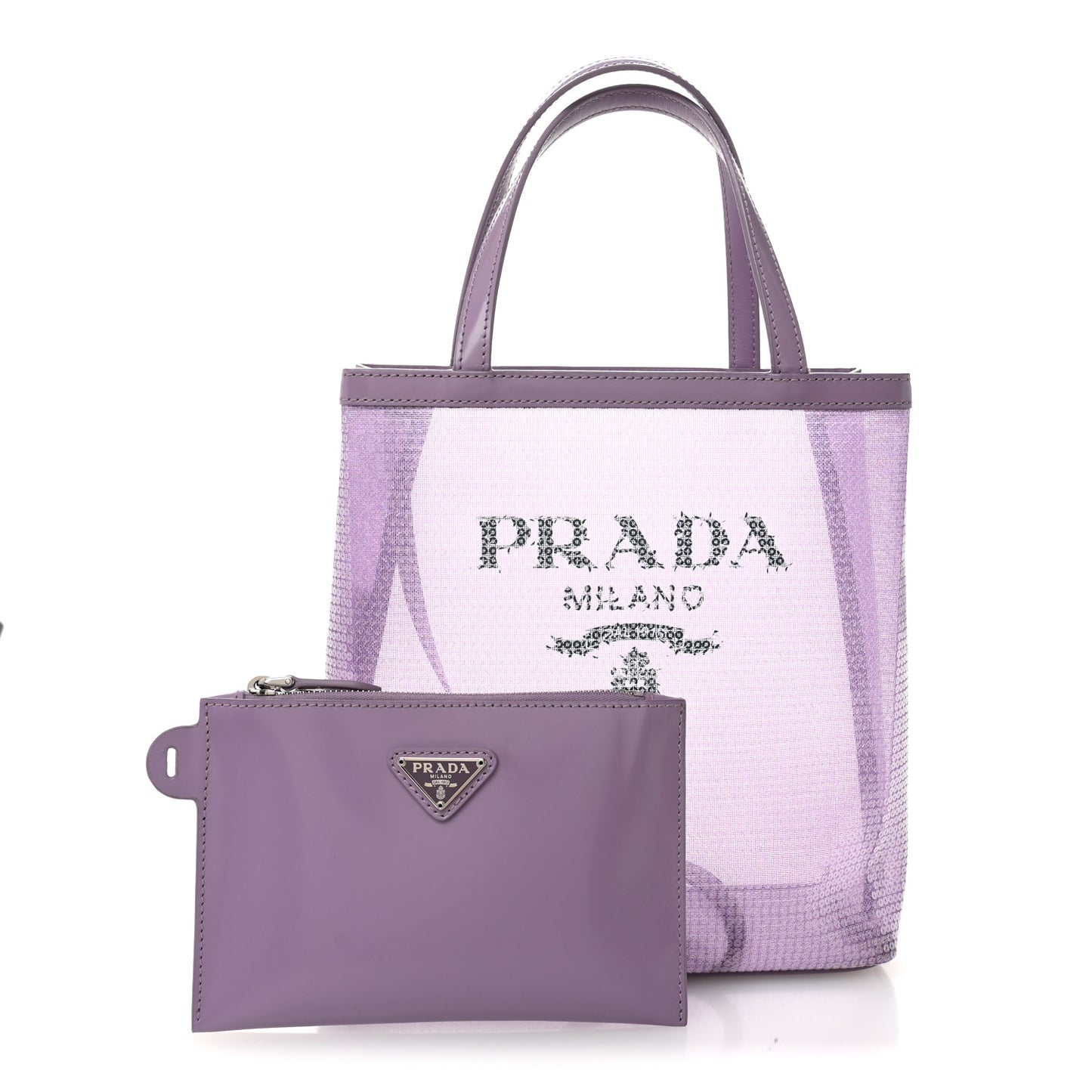 Sequin Mesh Small Tote Bag Lilium