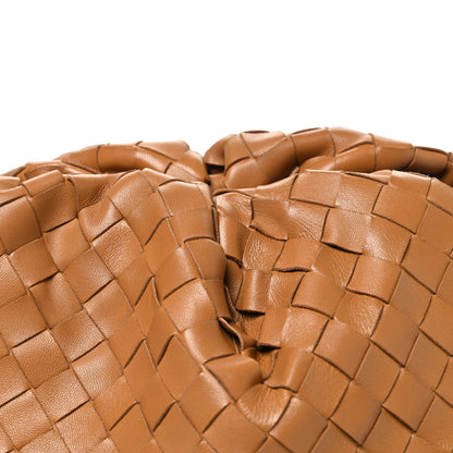 Bottega Veneta Nappa Maxi Intrecciato The Pouch Oversized Clutch Caramel 9 of 11