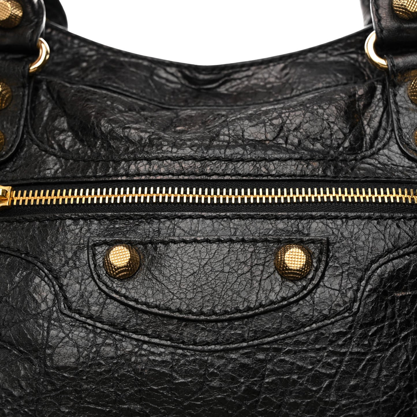 Agneau Giant 12 Gold Hardware City Black