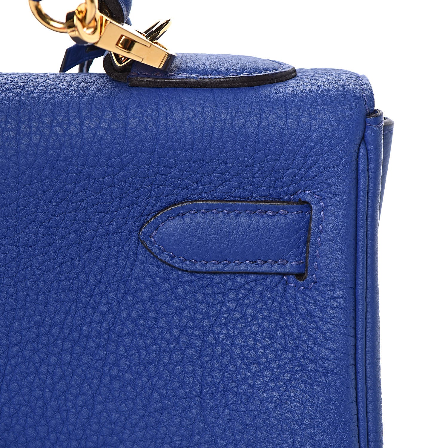 Hermes Togo Kelly Retourne 32 Bleu Electrique 20 of 33