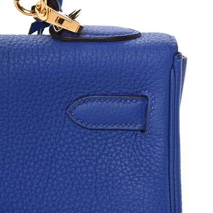 Hermes Togo Kelly Retourne 32 Bleu Electrique 20 of 33