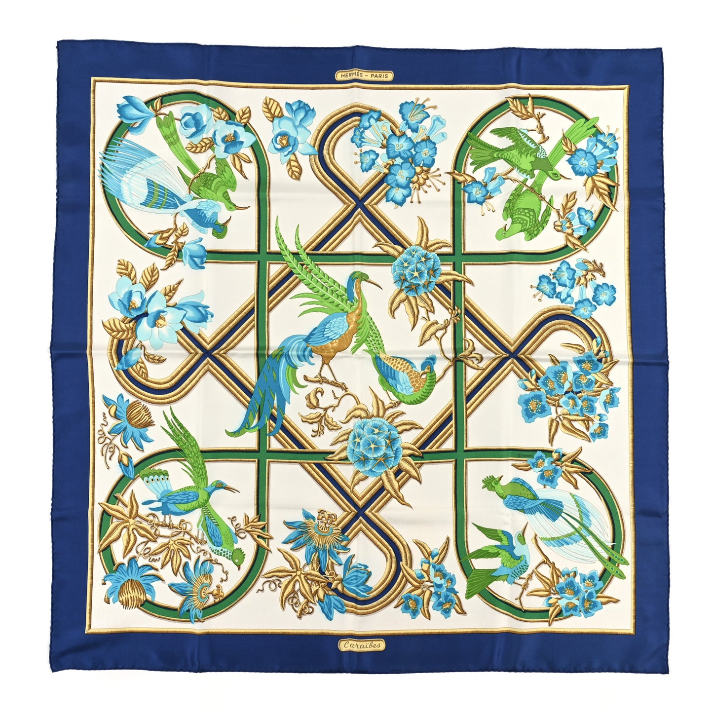 Silk Caraibes Scarf 90