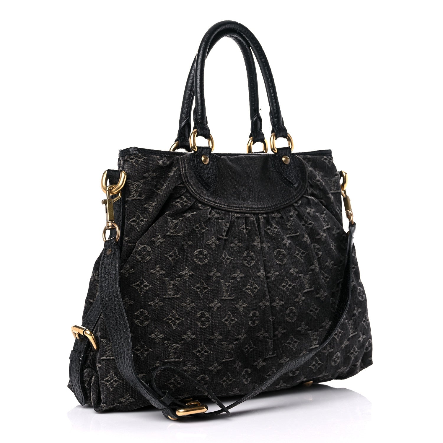 Louis Vuitton Denim Neo Cabby GM Black 3 of 16