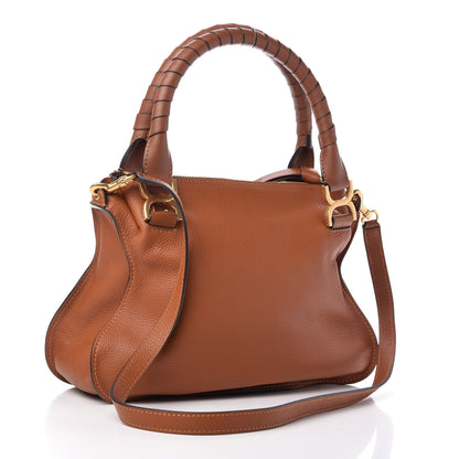 Chloe Calfskin Medium Marcie Satchel Tan 3 of 10