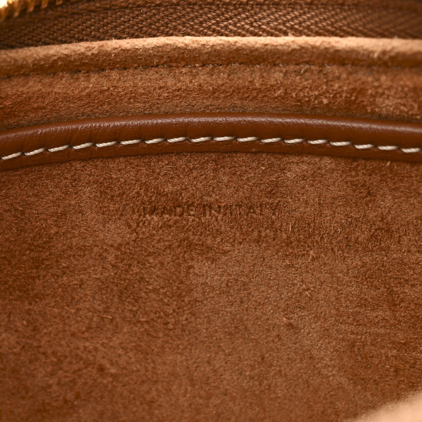 Smooth Calfskin Medium Strap Ava Shoulder Bag Tan
