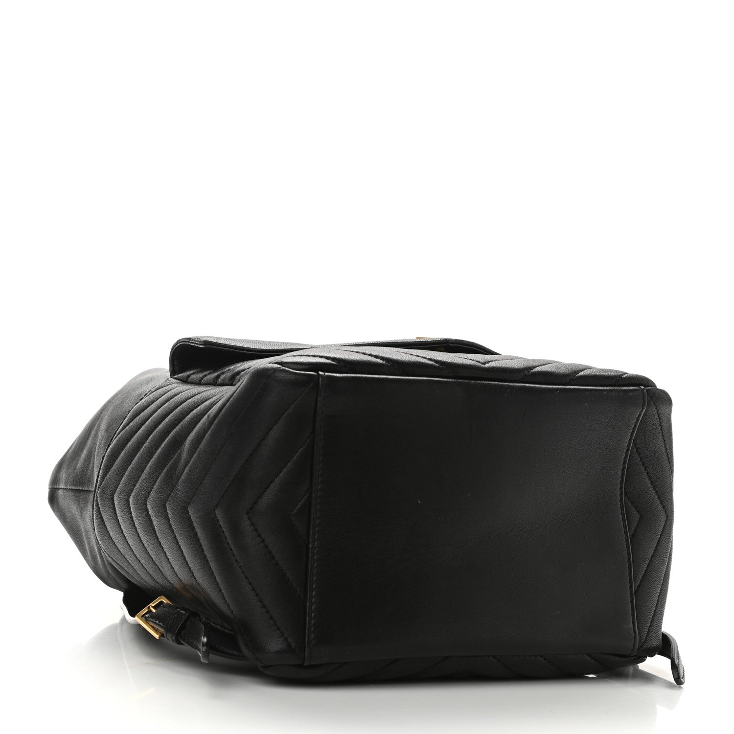 Saint Laurent Lambskin Matelasse Monogram Joe Backpack Black 4 of 9