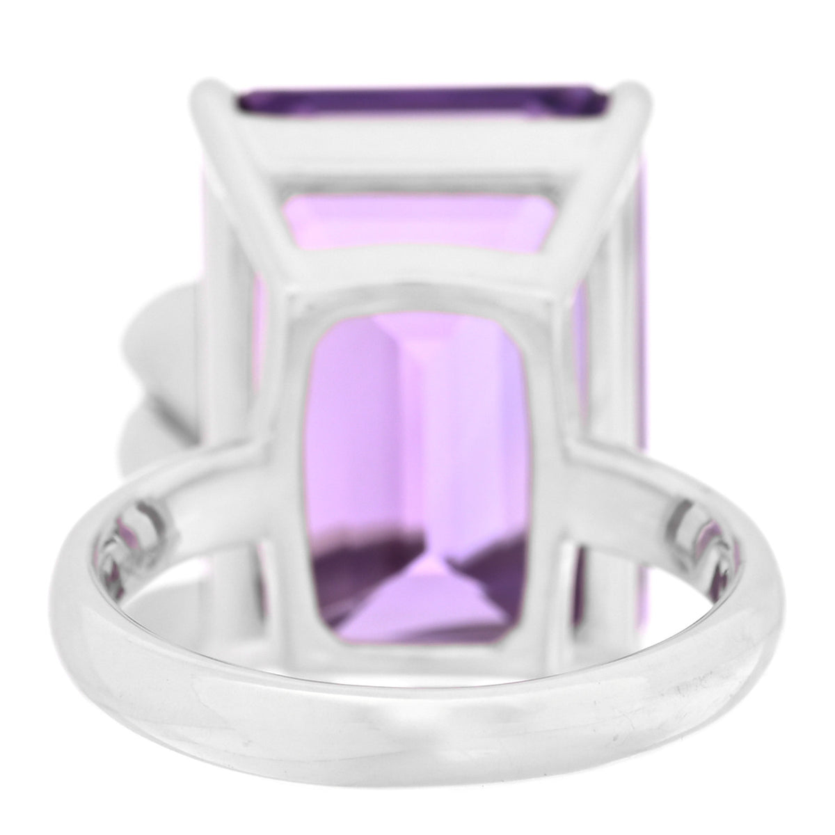 Tiffany Sterling Silver 18K Rose Gold Amethyst Return to Tiffany Love Bugs Butterfly Ring 54 7 3 of 5