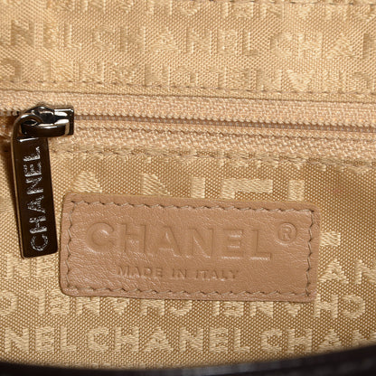 Chanel Caviar Mademoiselle Lock Accordion Flap Brown 6 of 7