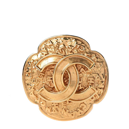 Chanel CC Brooch Gold 1 of 4