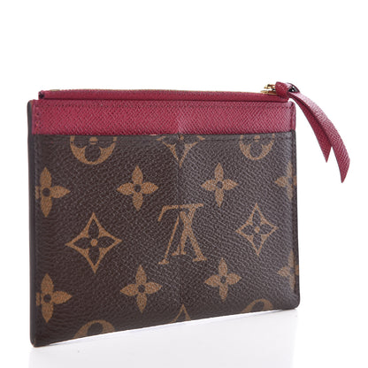 Louis Vuitton Monogram Zipped Card Holder Fuchsia 3 of 8