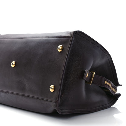 Saint Laurent Calfskin Medium Classic Y Cabas Bordeaux 8 of 13