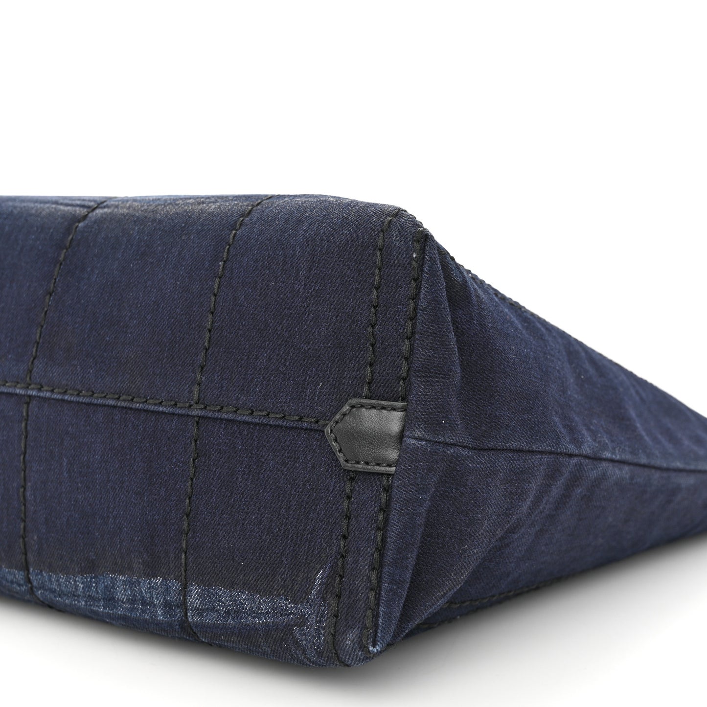 Denim Logo Tote