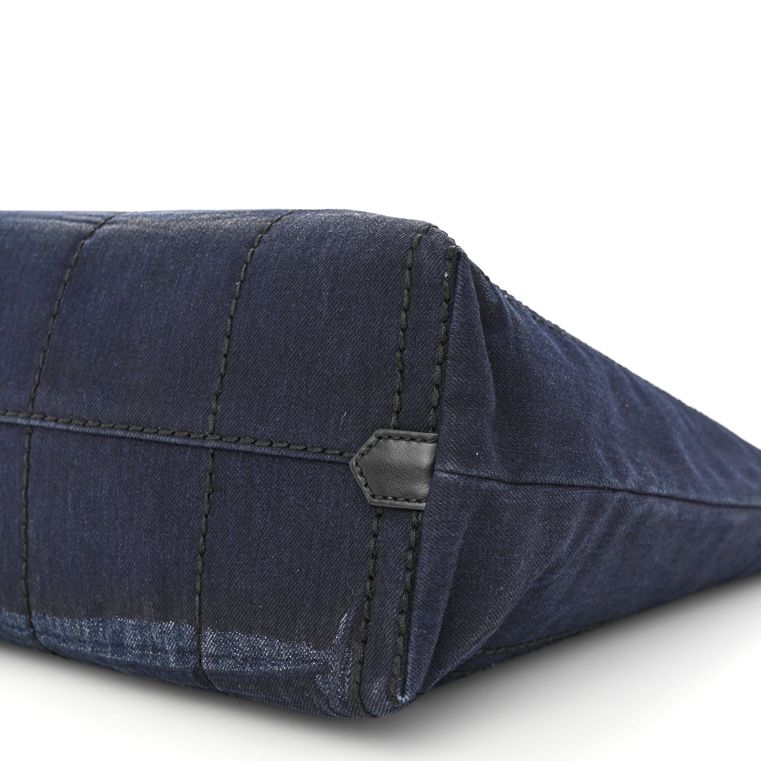 Prada Denim Logo Tote 10 of 10