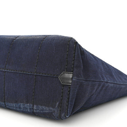 Prada Denim Logo Tote 10 of 10