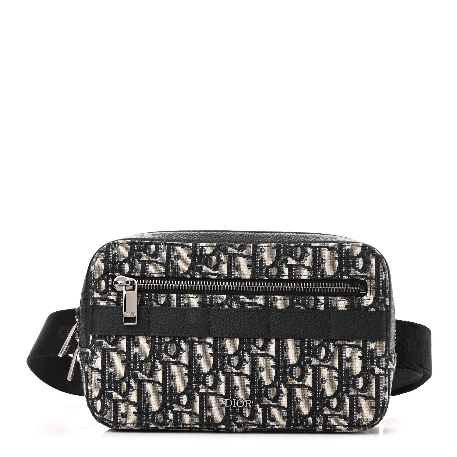 Christian Dior Oblique Safari Belt Bag Blue 1 of 9