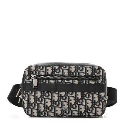 Christian Dior Oblique Safari Belt Bag Blue 1 of 9