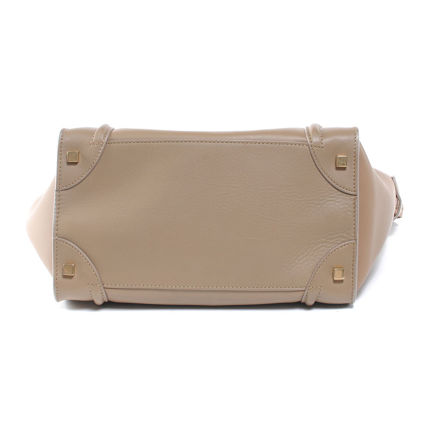 Smooth Calfskin Mini Luggage Camel