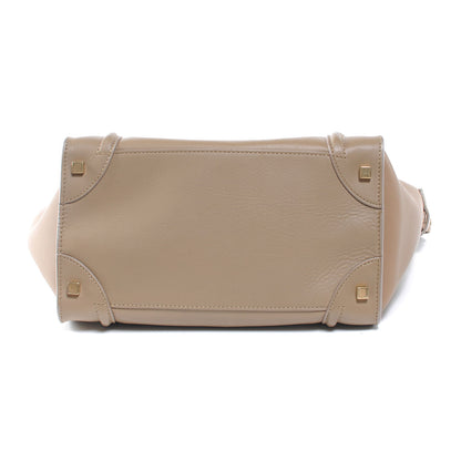 Celine Smooth Calfskin Mini Luggage Camel 4 of 8