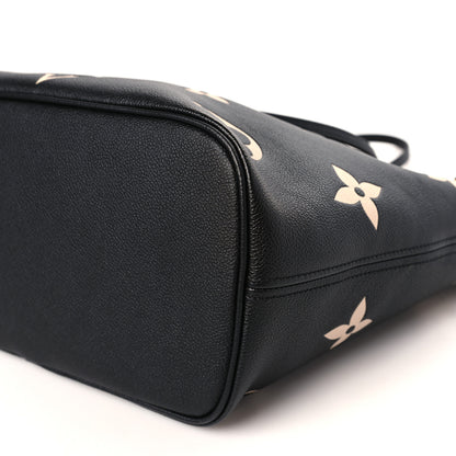 Louis Vuitton Empreinte Monogram Giant Neverfull MM Black Beige 9 of 9