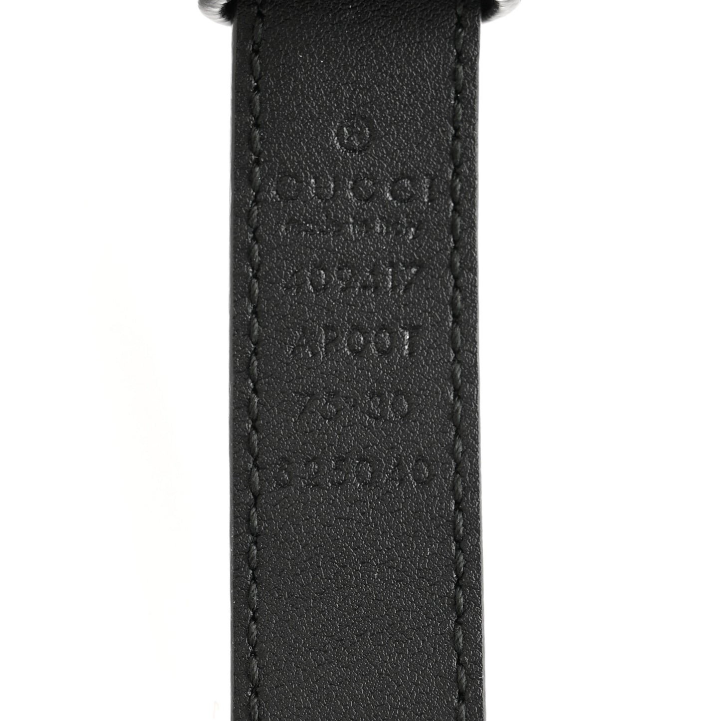 Calfskin Double G 30mm Belt 75 30 Black