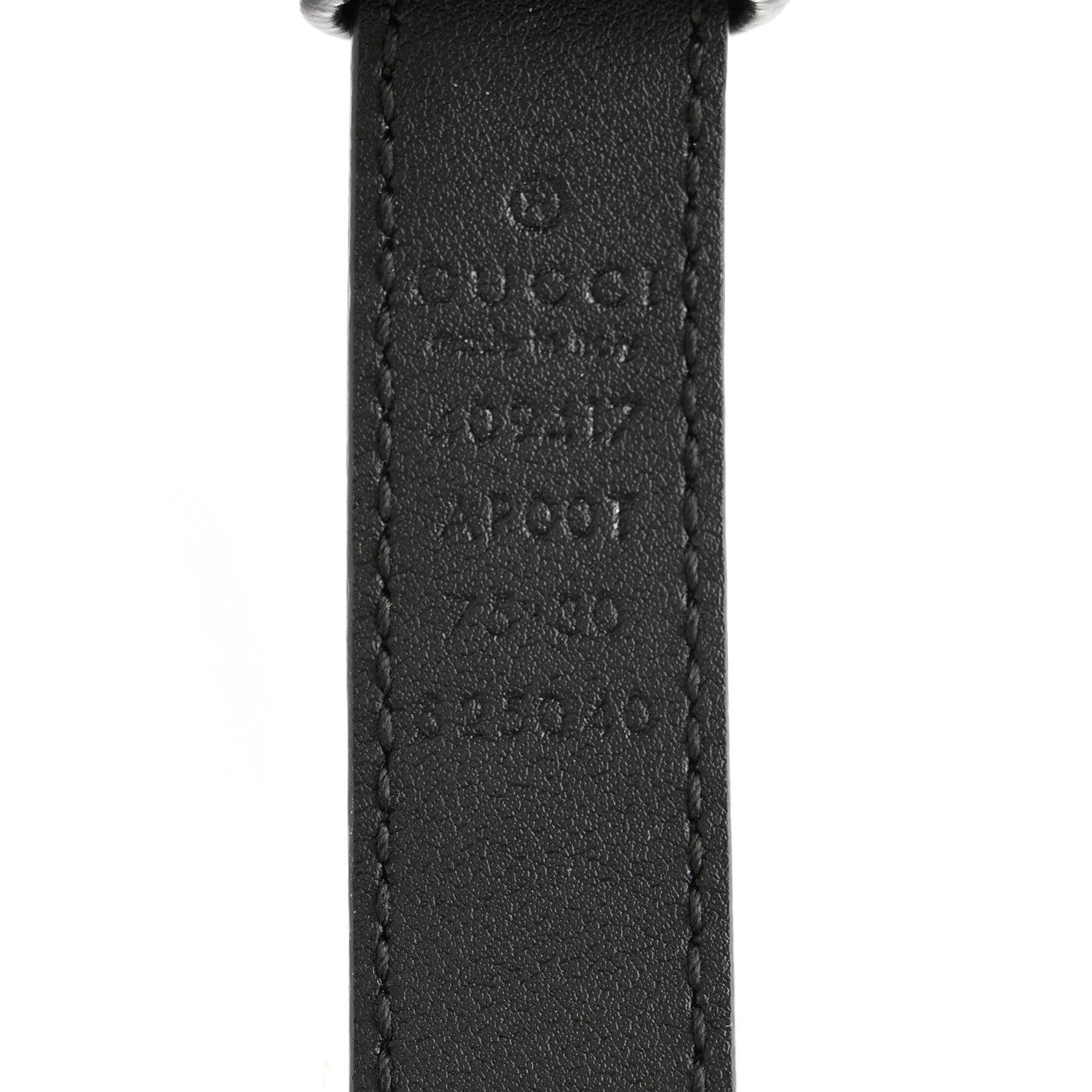 Gucci Calfskin Double G 30mm Belt 75 30 Black 5 of 7