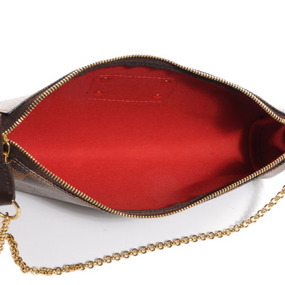 Louis Vuitton Damier Ebene Eva Clutch 5 of 8