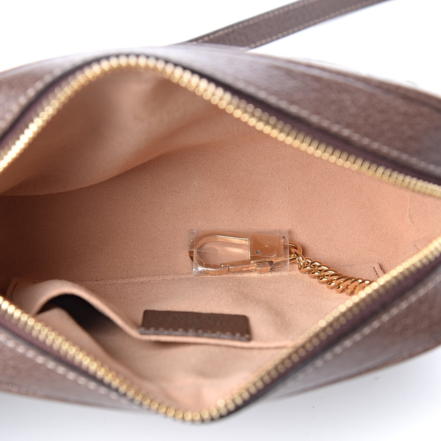 Gucci GG Supreme Monogram Web Mini Ophidia Shoulder Bag Brown 5 of 10