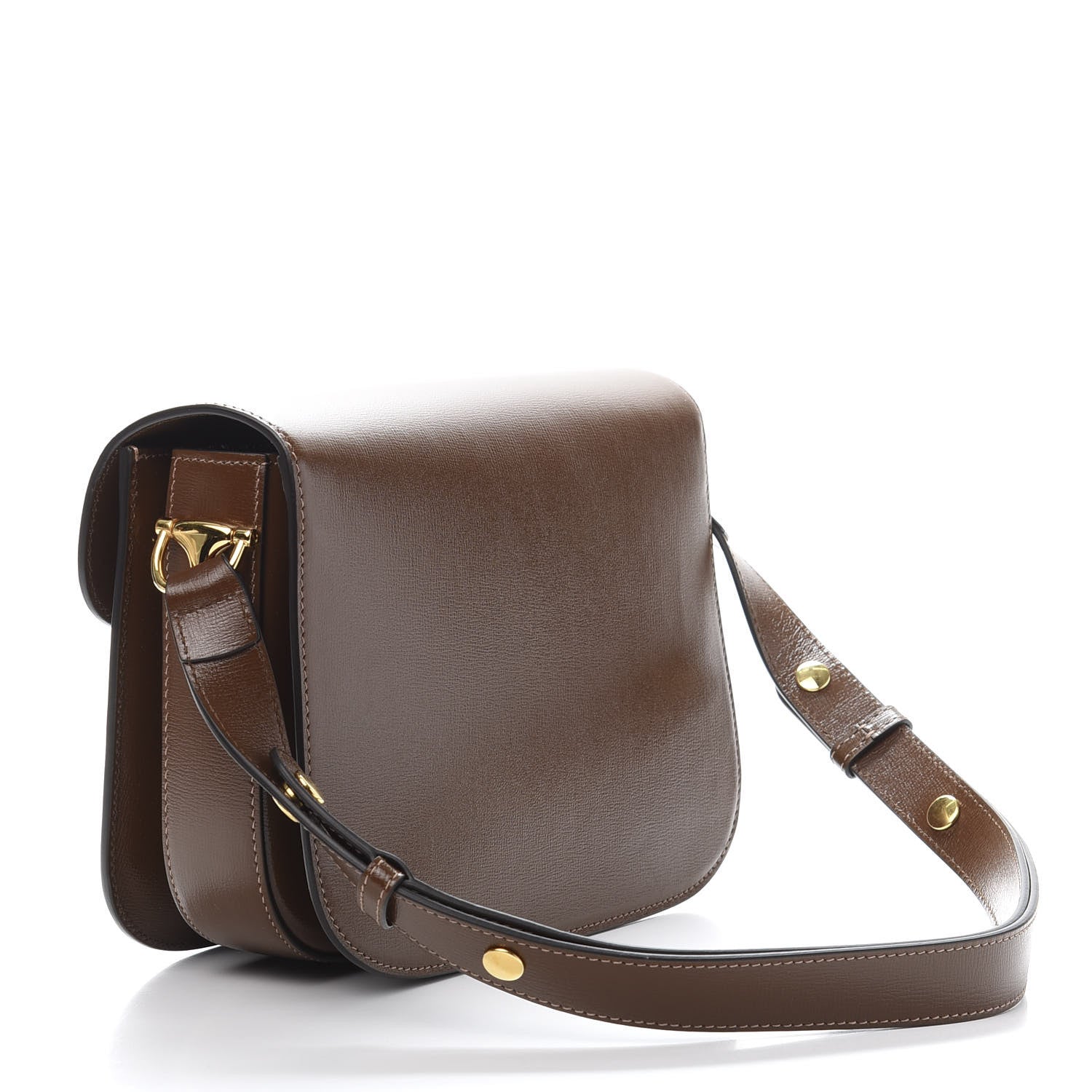 Gucci Azalea Calfskin Horsebit 1955 Shoulder Bag Brown Sugar 2 of 12