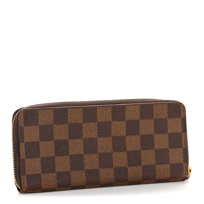 Louis Vuitton Damier Ebene Clemence Wallet Cherry 3 of 11