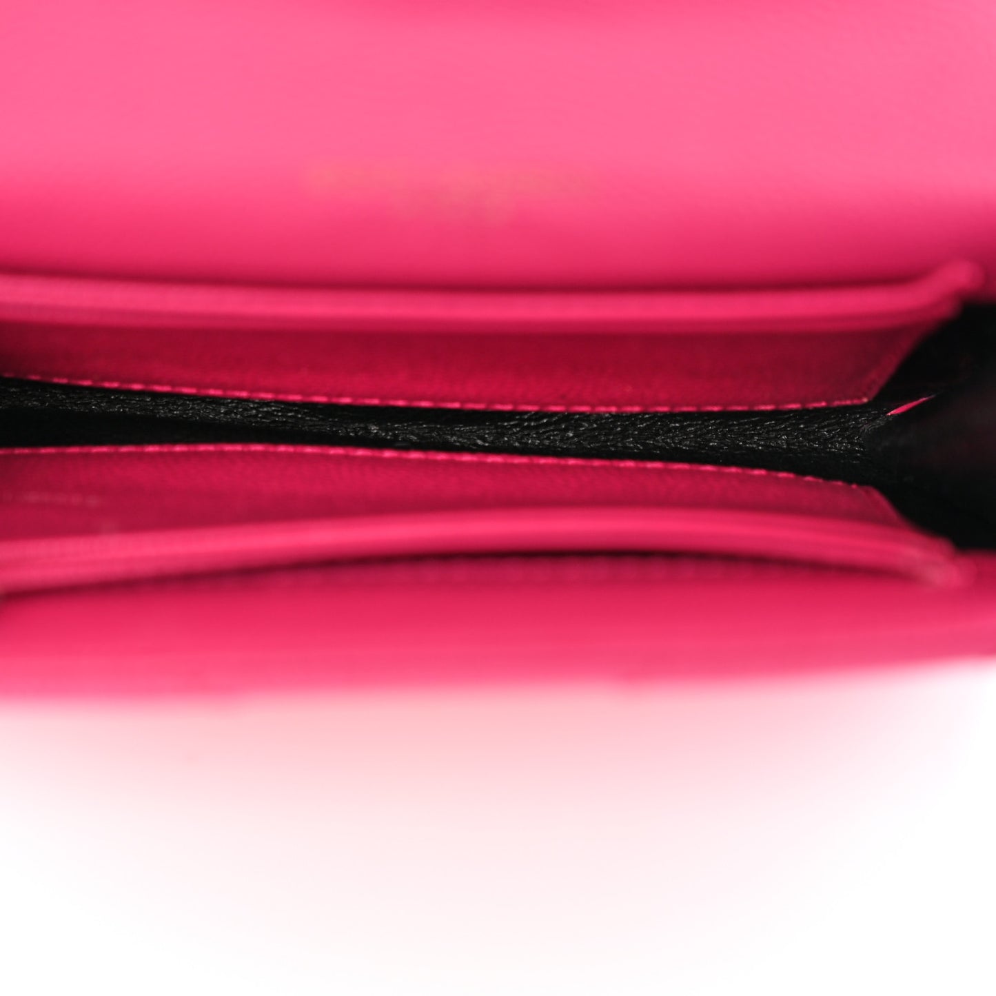 Grain De Poudre Matelasse Chevron Small Monogram Envelope Wallet Bubblegum