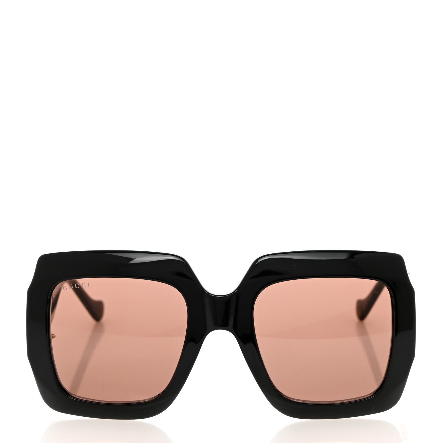Gucci Acetate Rectangular Frame Chain Sunglasses GG1022S Black 3 of 8