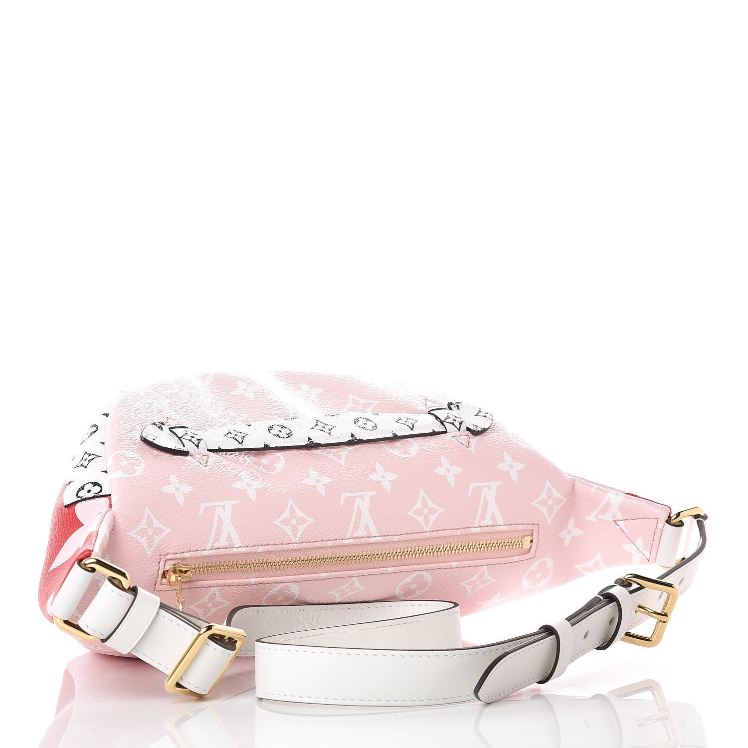 Louis Vuitton Monogram Giant Bumbag Rouge 3 of 10