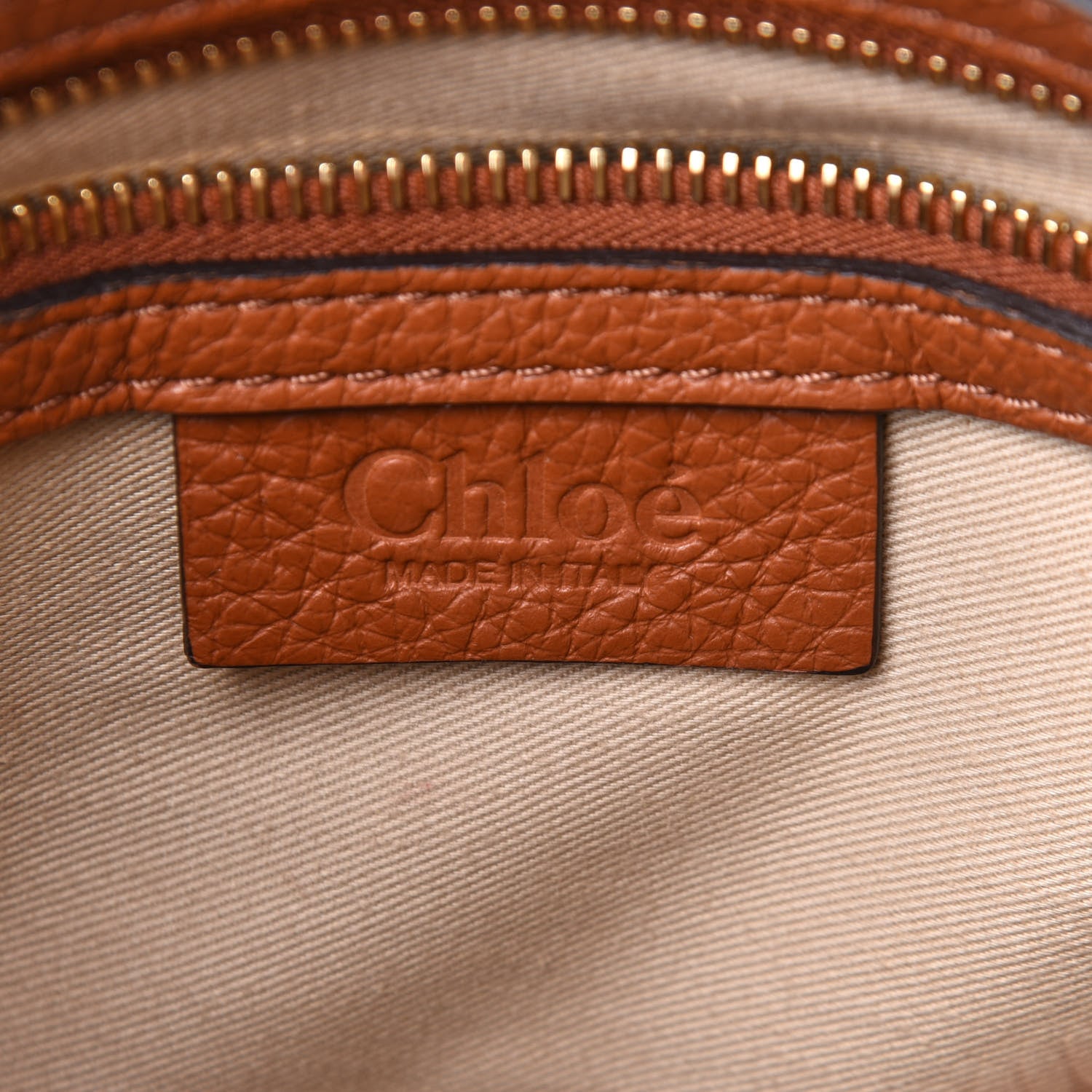 Chloe Calfskin Small Marcie Satchel Tan 8 of 10