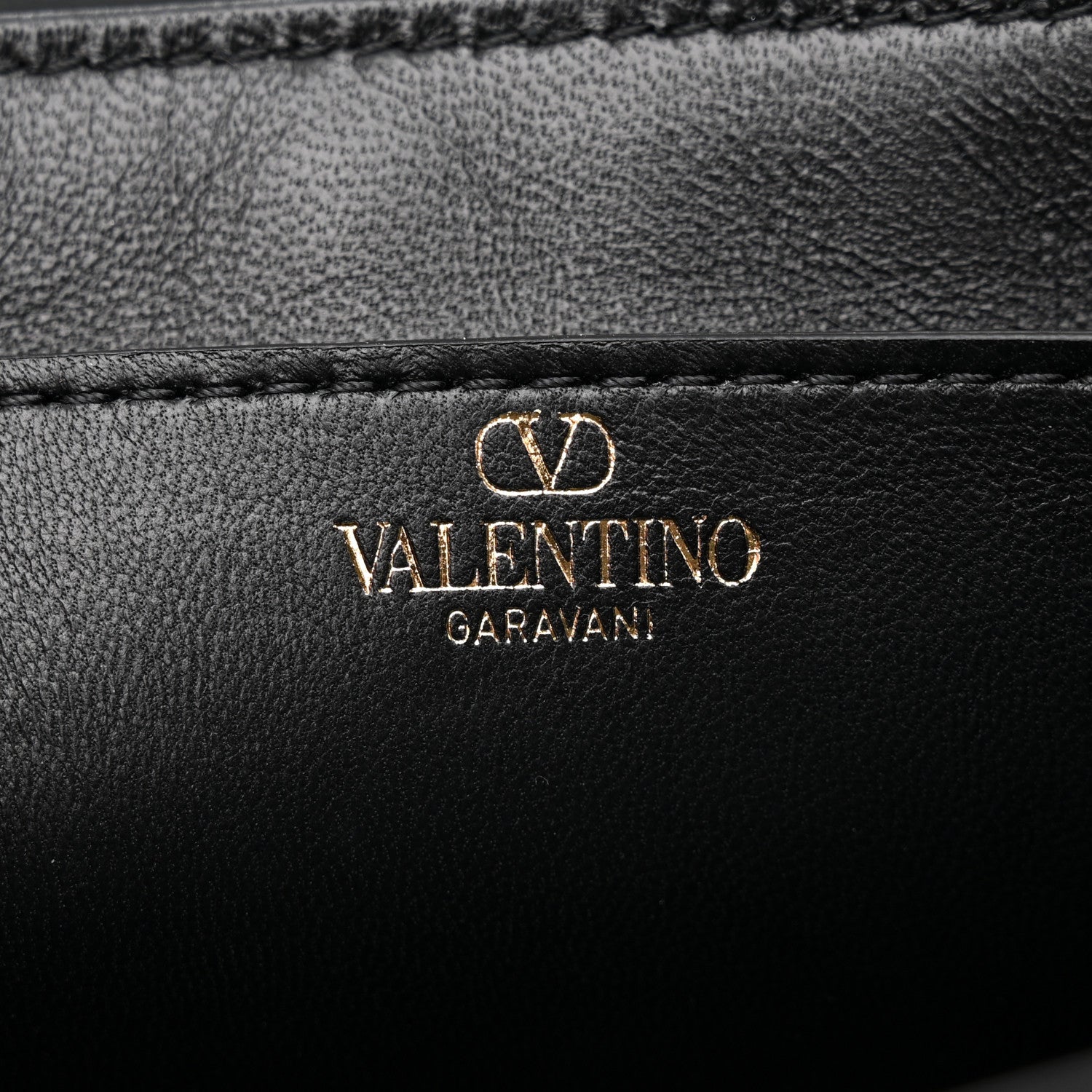 Valentino Garavani Brushed Calfskin Rockstud Flip Lock Chain Shoulder Bag Black 6 of 14