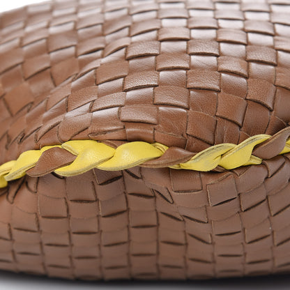 Bottega Veneta Nappa Intrecciato Bi-Color Medium Veneta Hobo Maple Sapphire 9 of 11