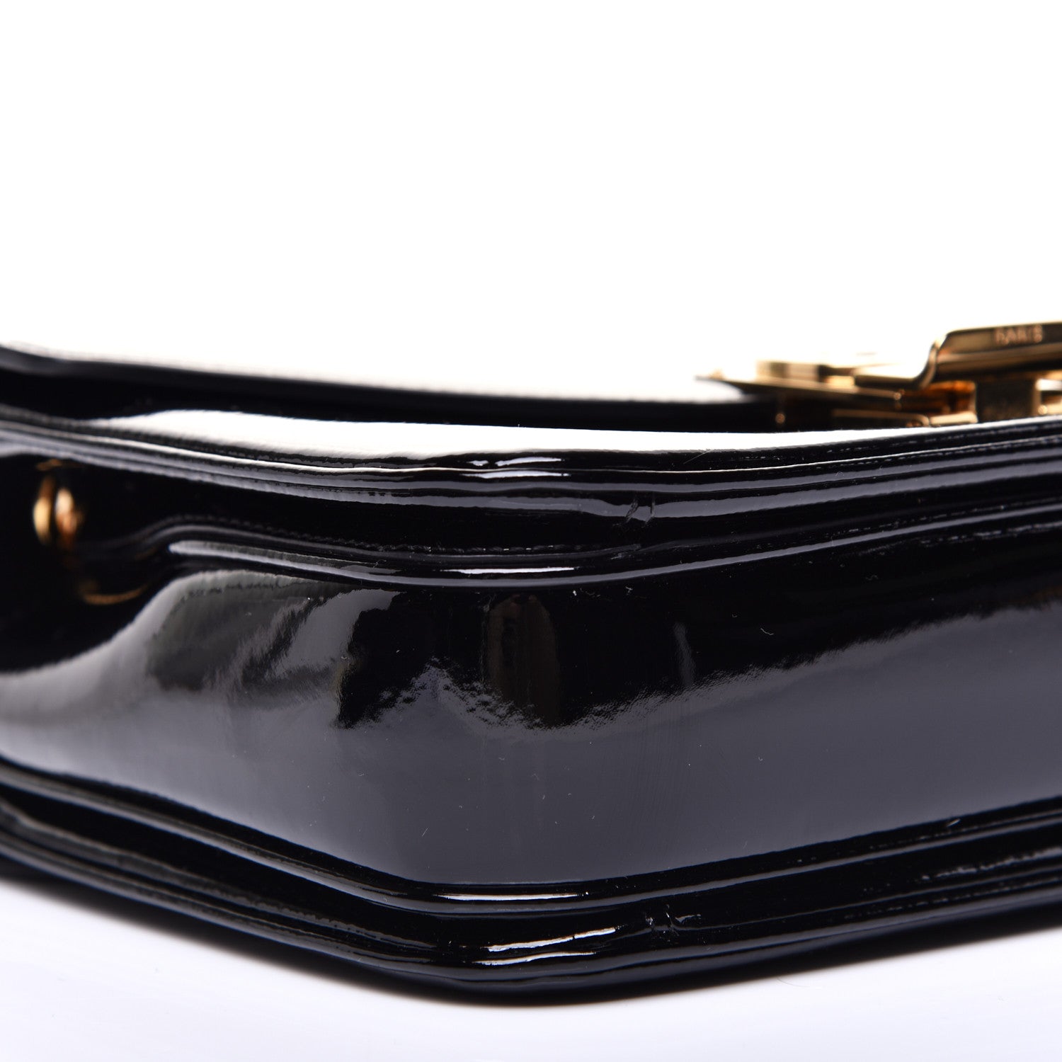 Celine Patent Calfskin Medium C Bag Black 6 of 12