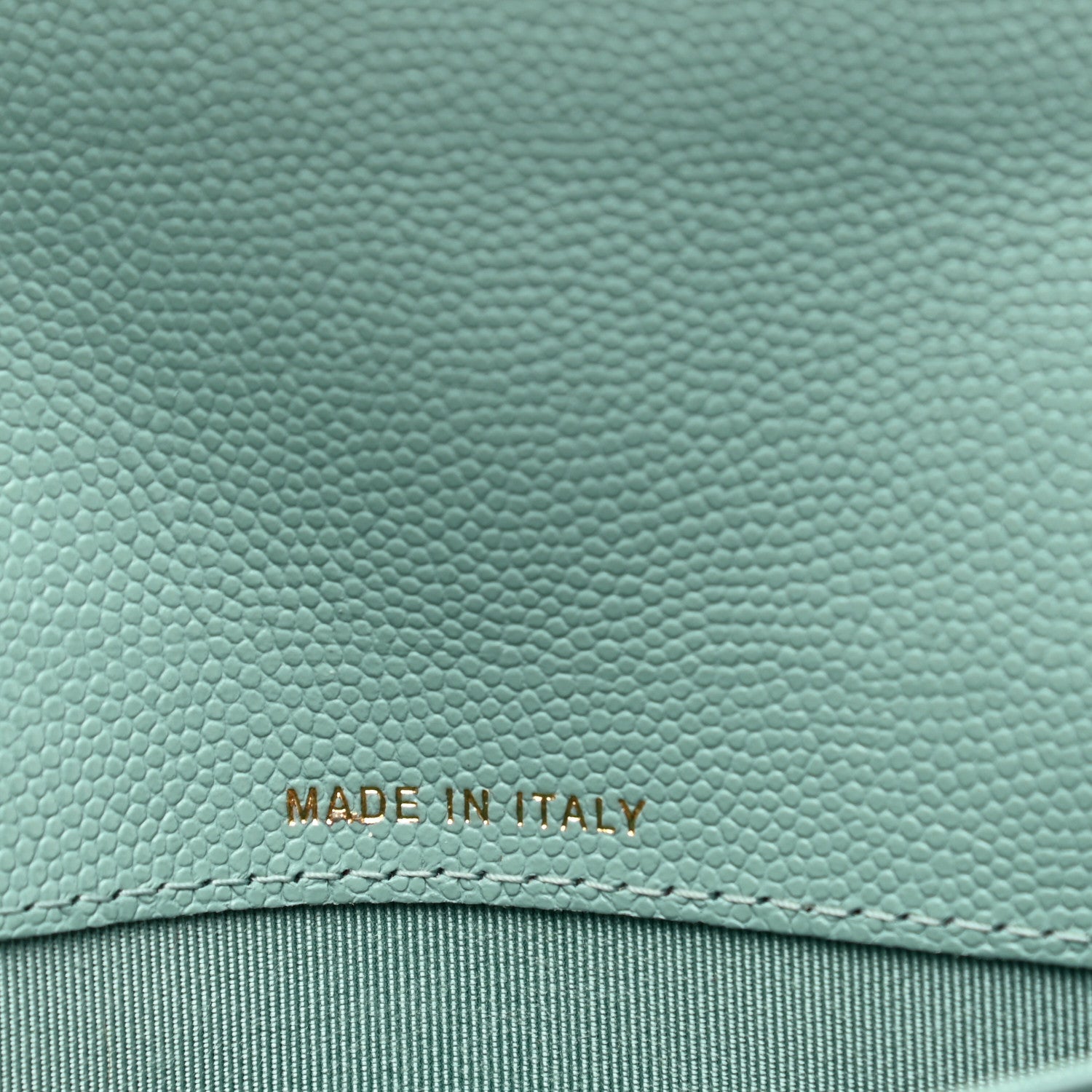 Chanel Caviar Quilted Large Gusset Flap Wallet Light Blue 6 of 10