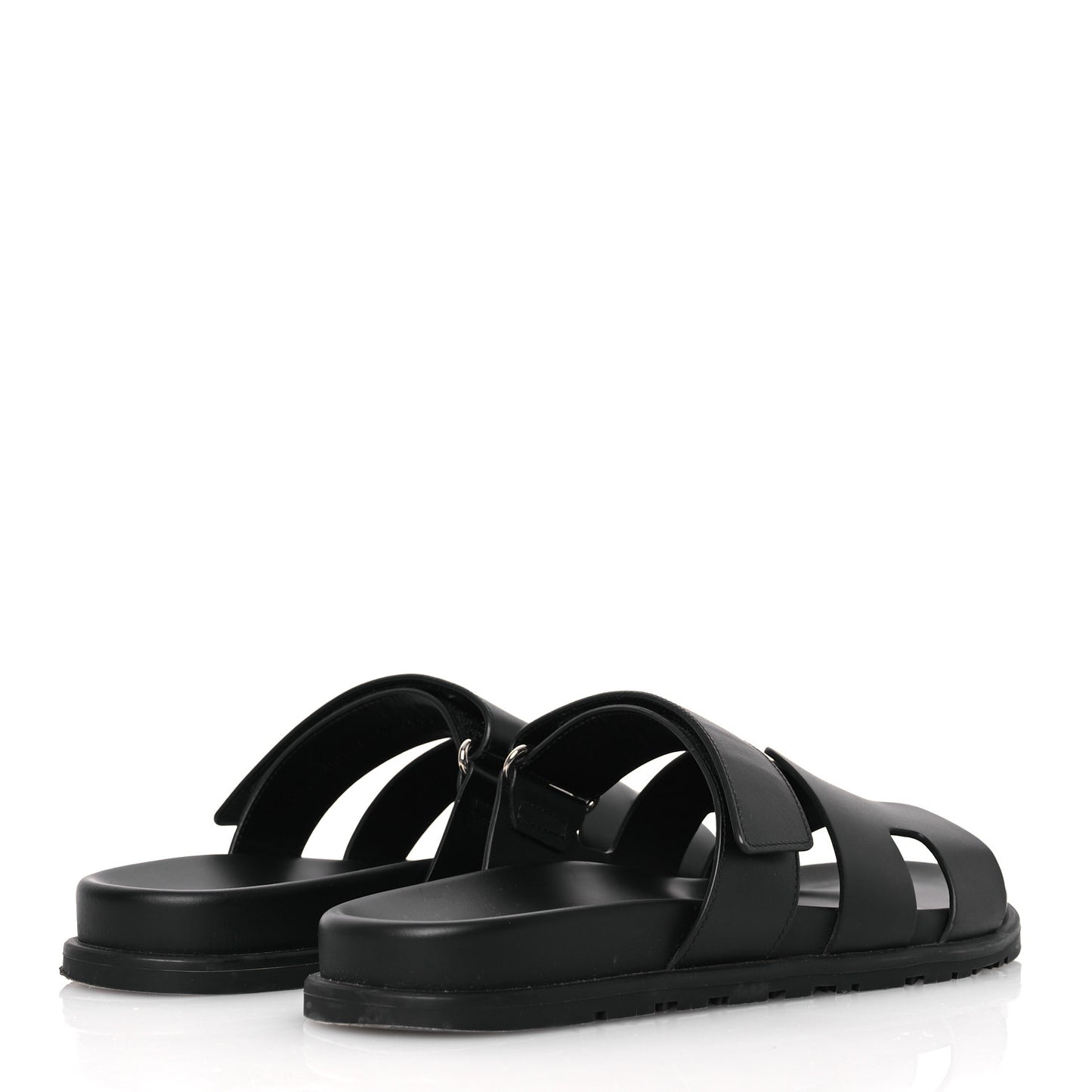 Calfskin Womens Chypre Sandals 41 Black