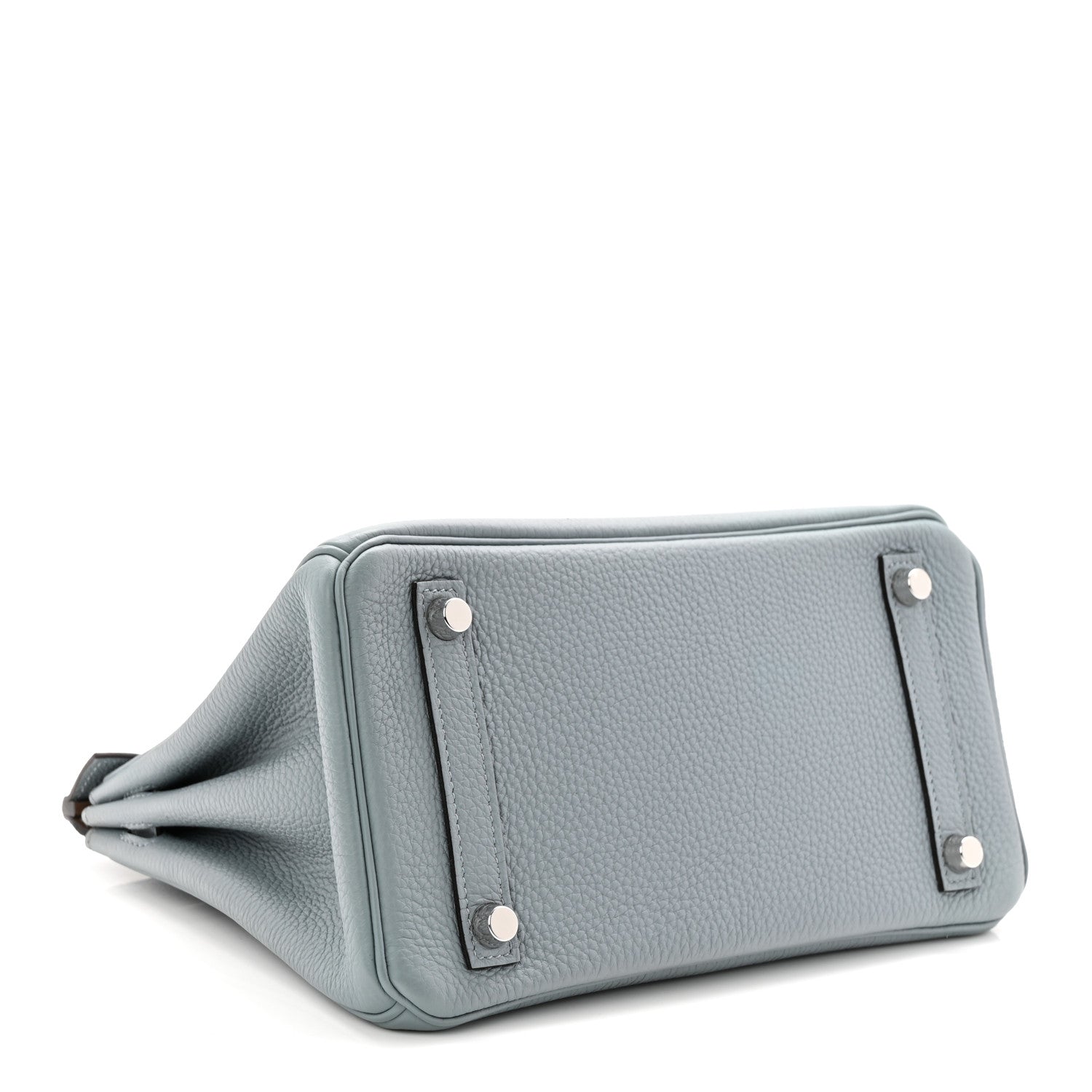 Hermes Togo Verso Birkin 25 Bleu Lin Chai 4 of 14