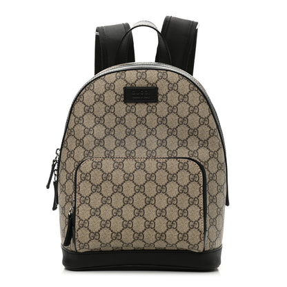 Gucci GG Supreme Monogram Small Eden Day Backpack Black 1 of 10