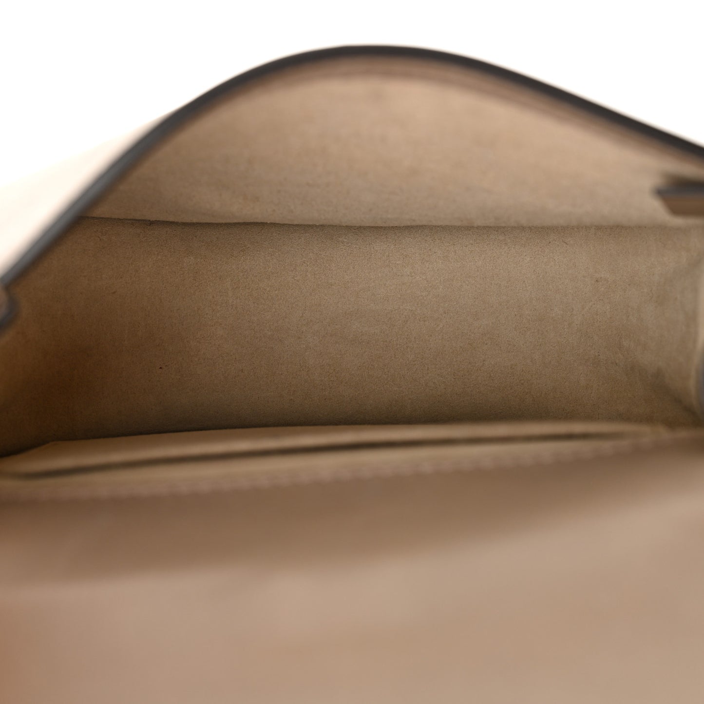 Calfskin Suede Small Nile Bracelet Bag Motty Grey