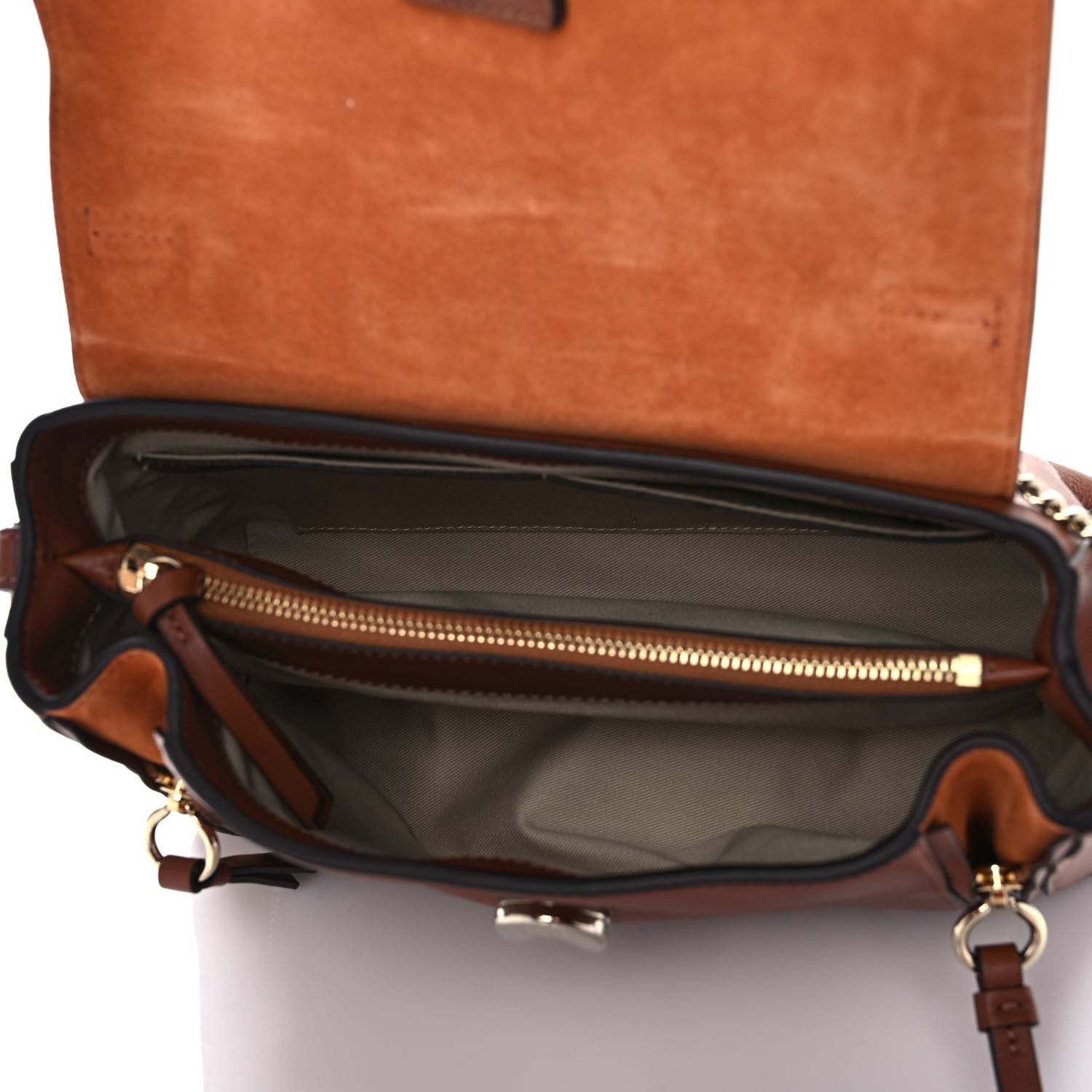 Chloe Calfskin Small Faye Day Shoulder Bag Tan 5 of 11