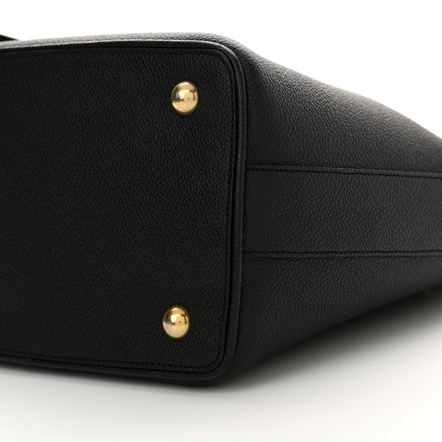 Saint Laurent Grained Calfskin Medium Emmanuelle Bucket Bag Black 10 of 15