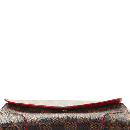 Louis Vuitton Damier Ebene Caissa Wallet Cherry 8 of 11